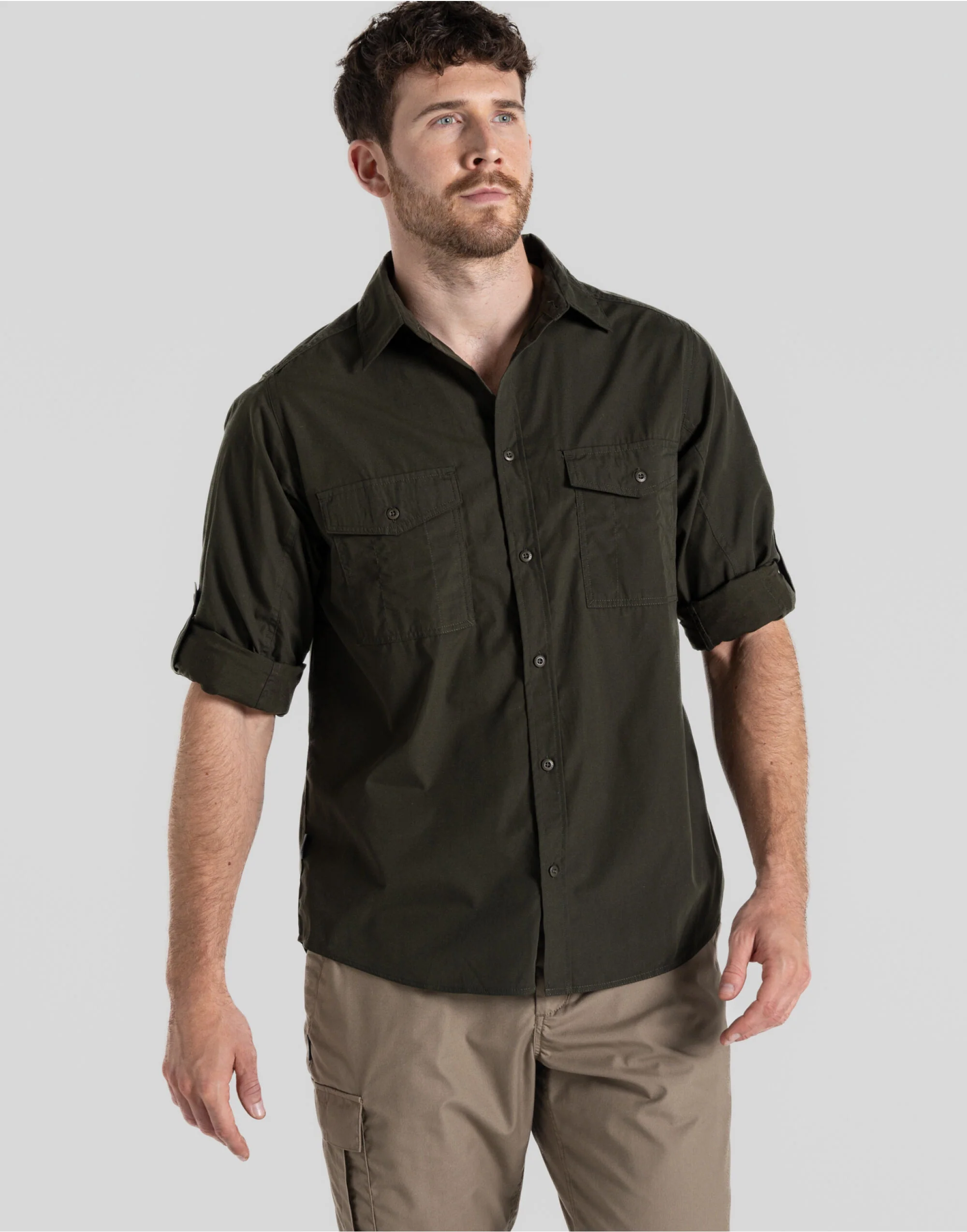 Craghoppers Expert Men's Kiwi Long Sleeved Shirt - CES001 - Image 15