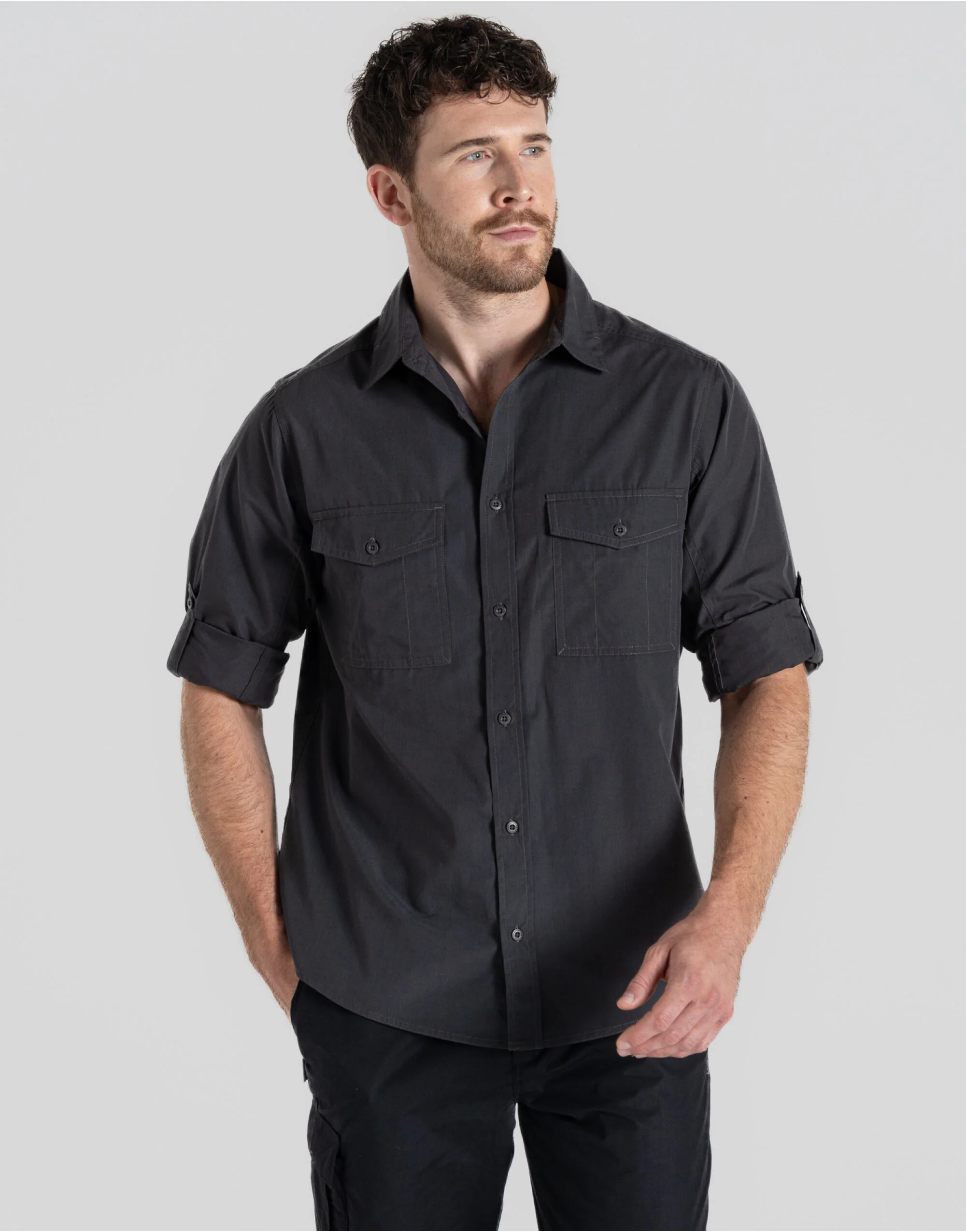 Craghoppers Expert Men's Kiwi Long Sleeved Shirt - CES001 - Image 7
