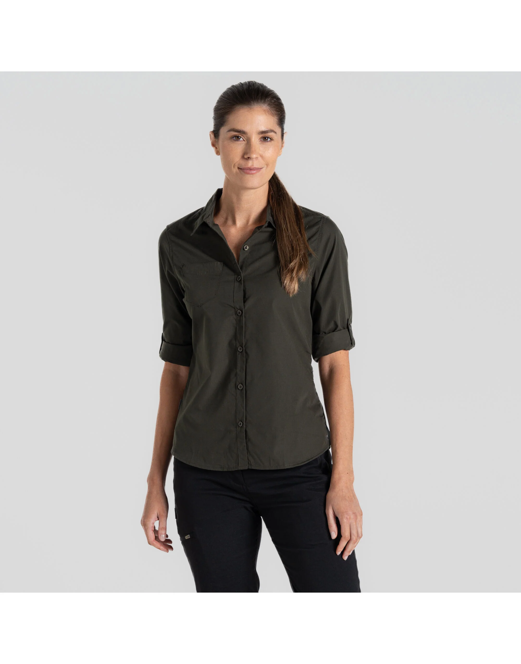 Craghoppers Expert Women's Kiwi Long Sleeved Shirt - CES002 - Image 3