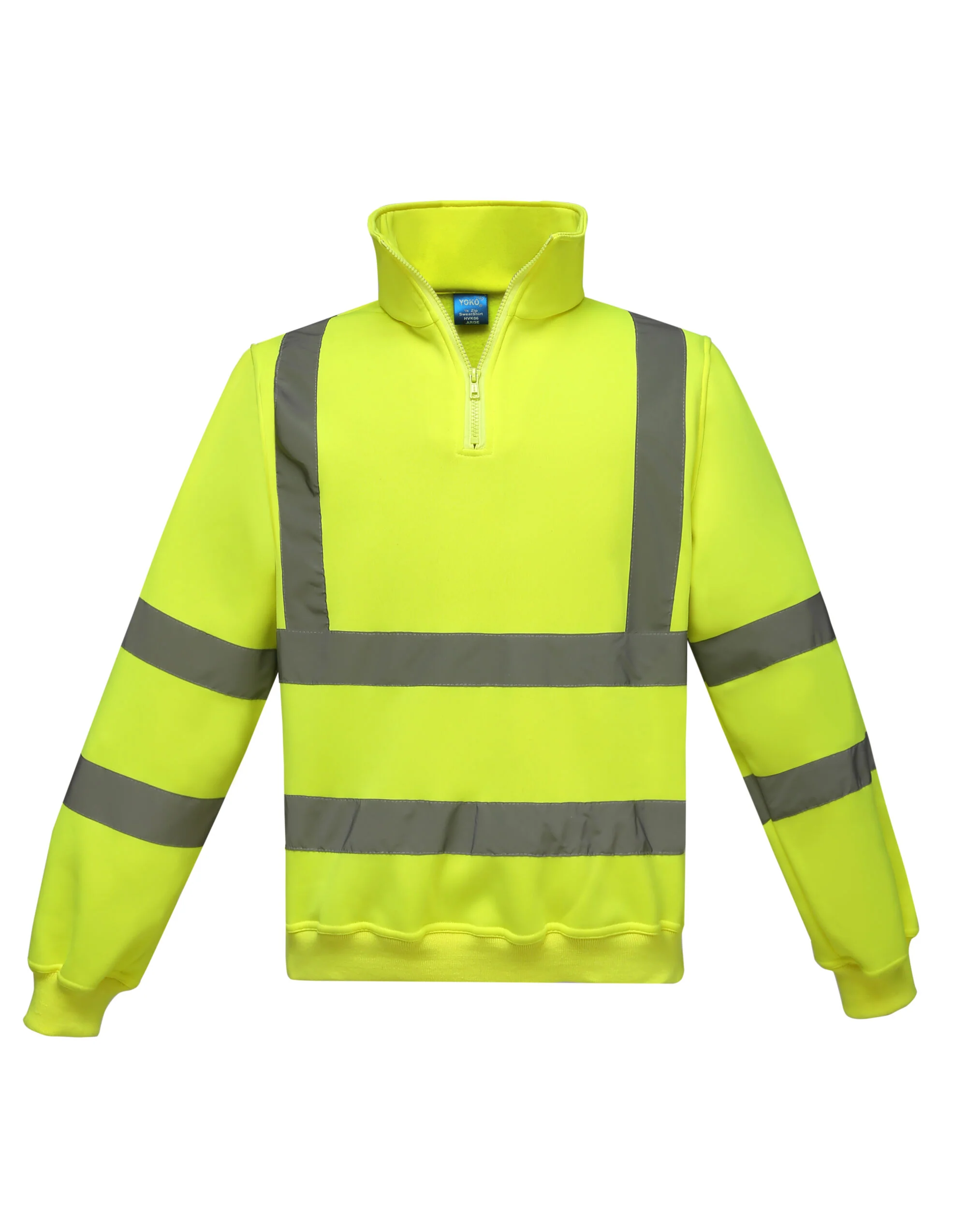 Yoko Hi-Vis 1/4 Zip Sweatshirt - HVK06 - Image 7
