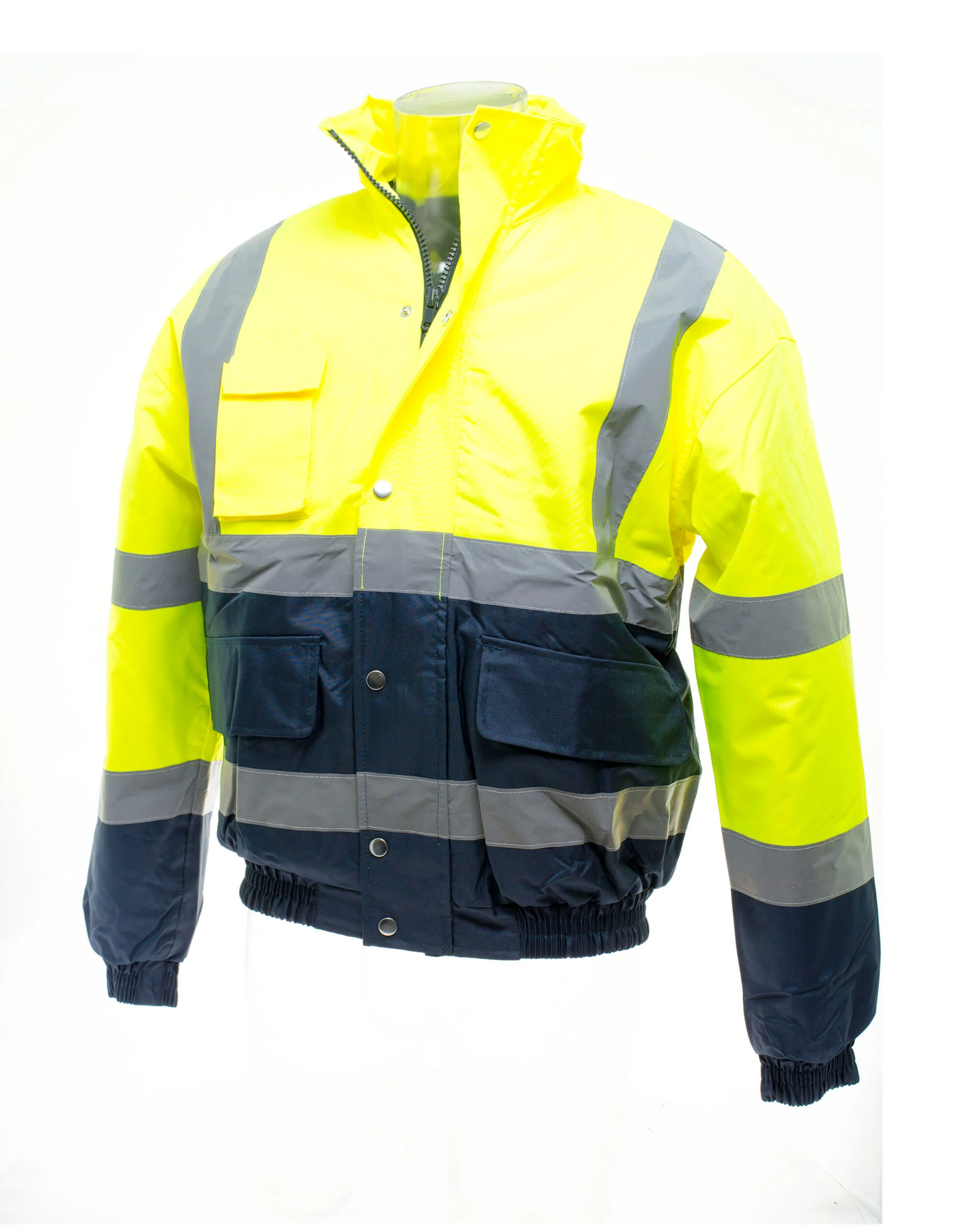 Yoko Hi-Vis 2 Tone Bomber Jacket - HVP218 - Image 3