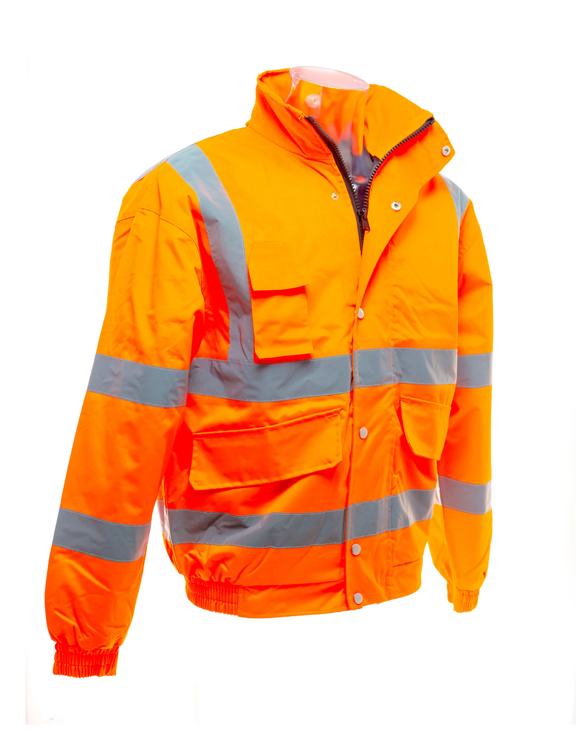 Yoko Hi-Vis Classic Bomber Jacket - HVP211 - Image 8