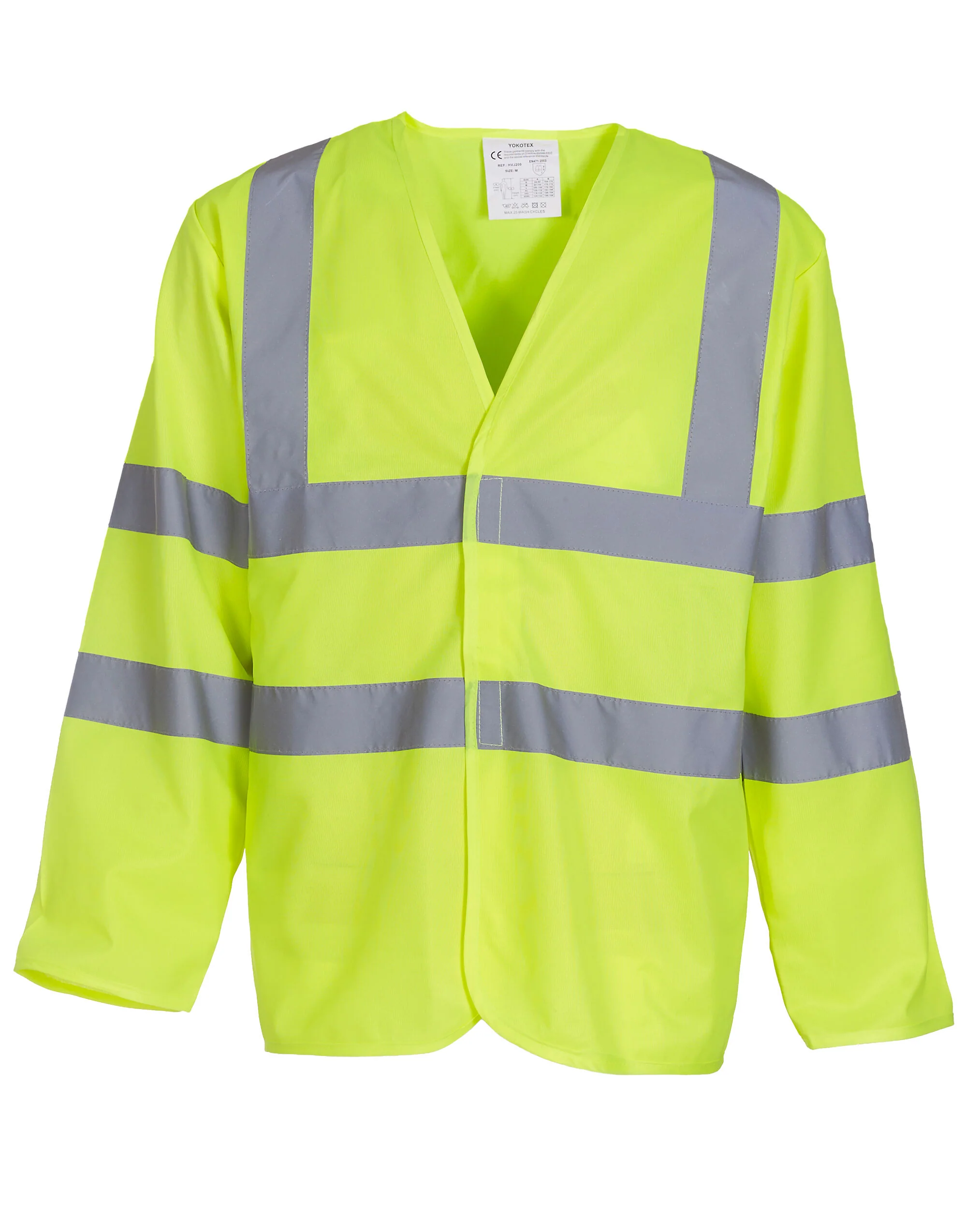 Yoko Hi-Vis Long Sleeve Waistcoat - HVJ200 - Image 3