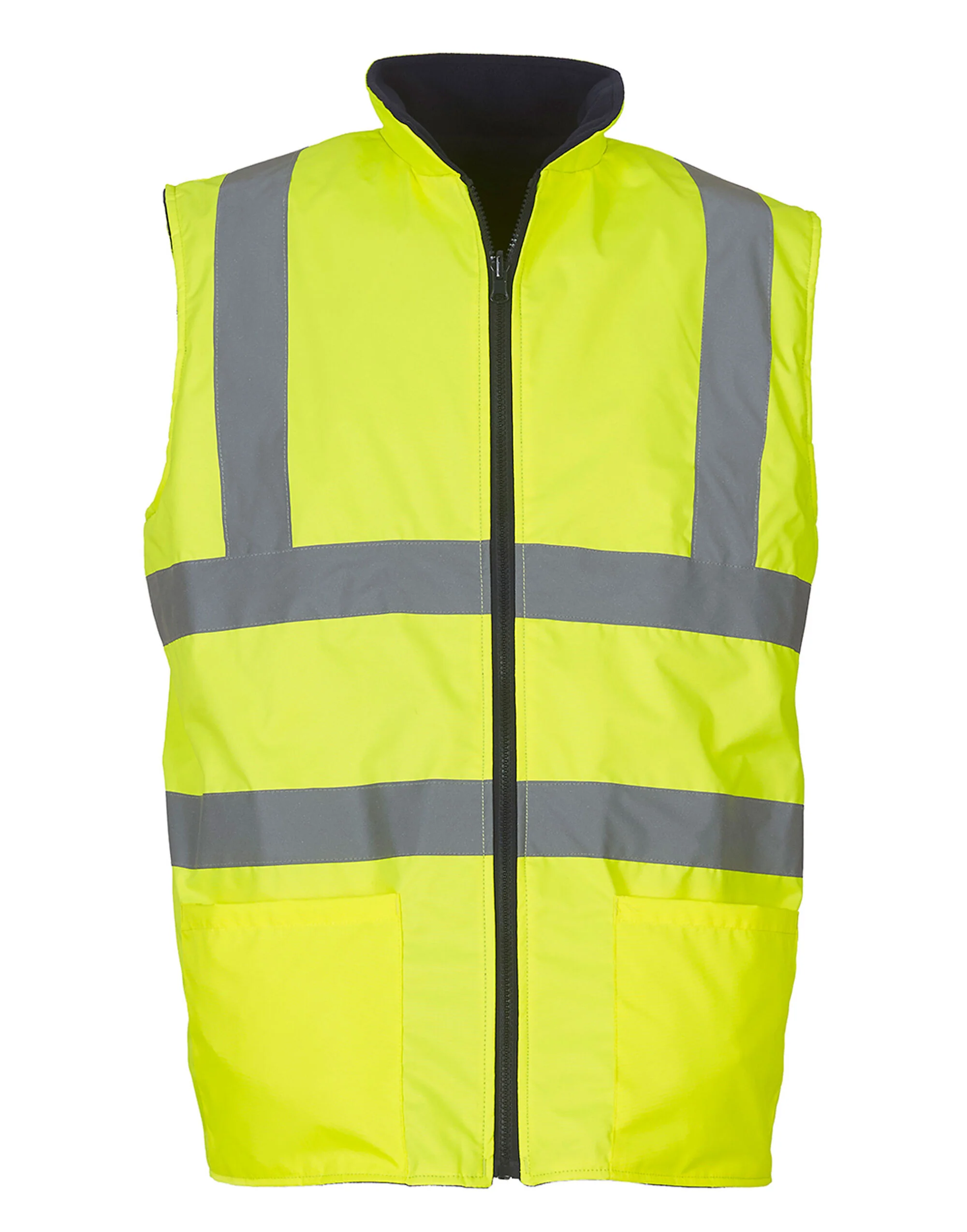 Yoko Hi-Vis Reversible Fleece Vest - HV008F - Image 3