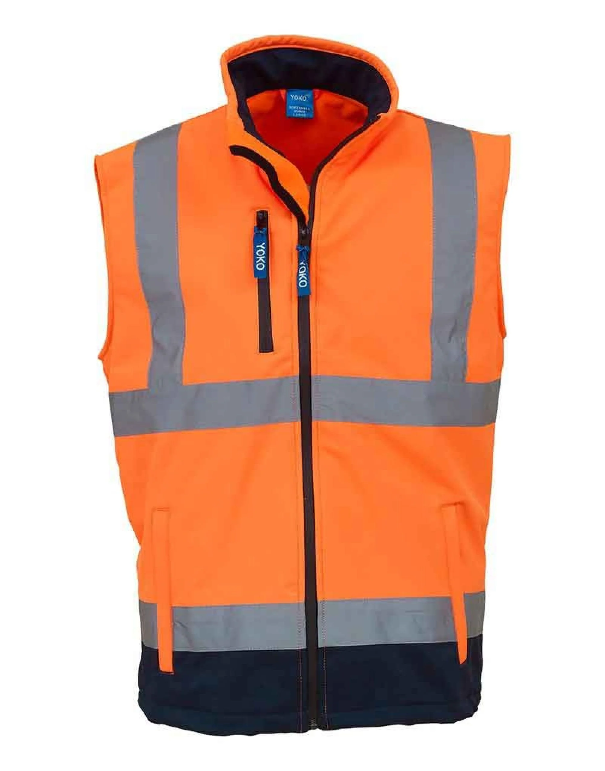 Yoko Hi-Vis Softshell Bodywarmer - HV006 - Image 3