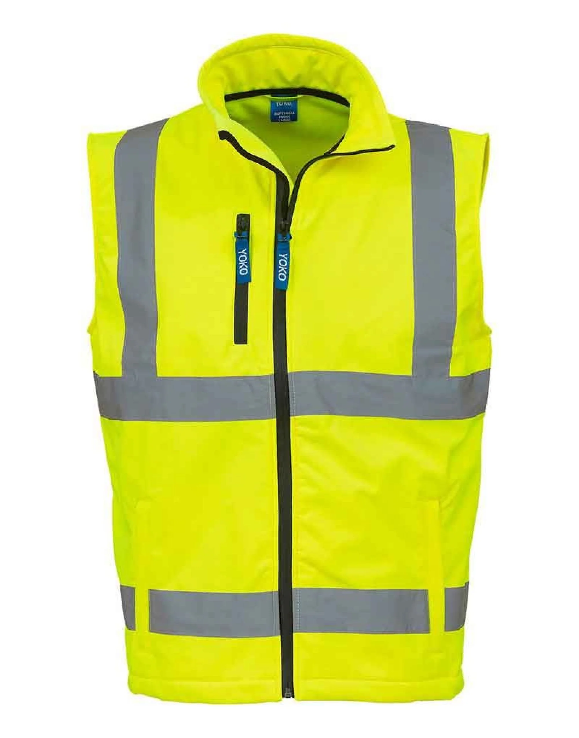 Yoko Hi-Vis Softshell Bodywarmer - HV006 - Image 4