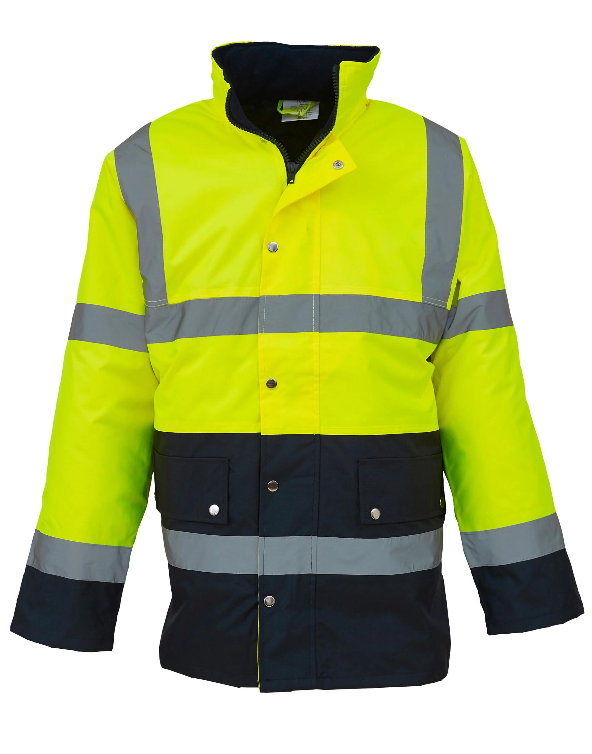 Yoko Hi-Vis Two Tone Motorway Jacket - HVP302-3M - Image 3
