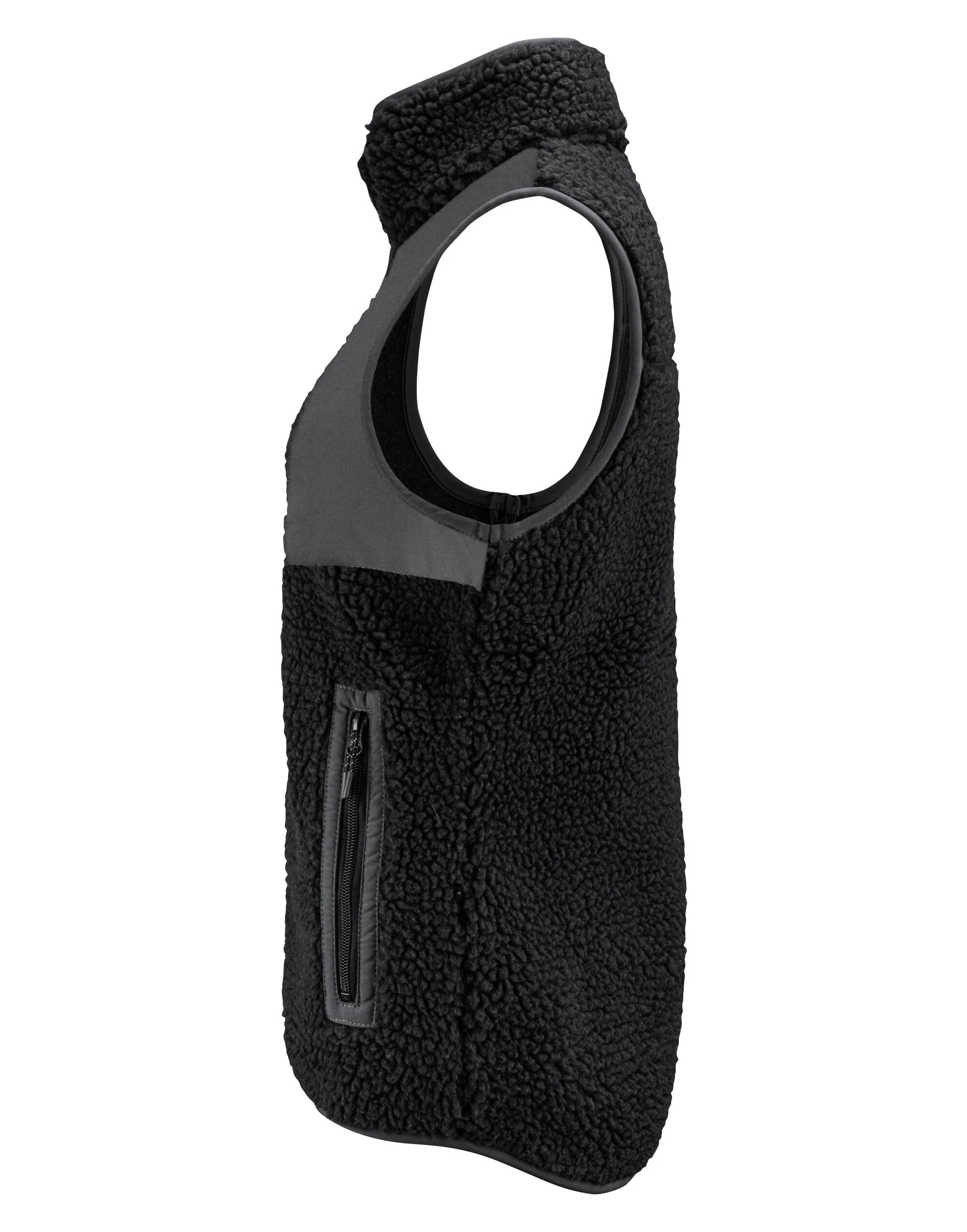 James Harvest Ladies Kingsley Sherpa Fleece Vest - HAR2121505 - Image 4