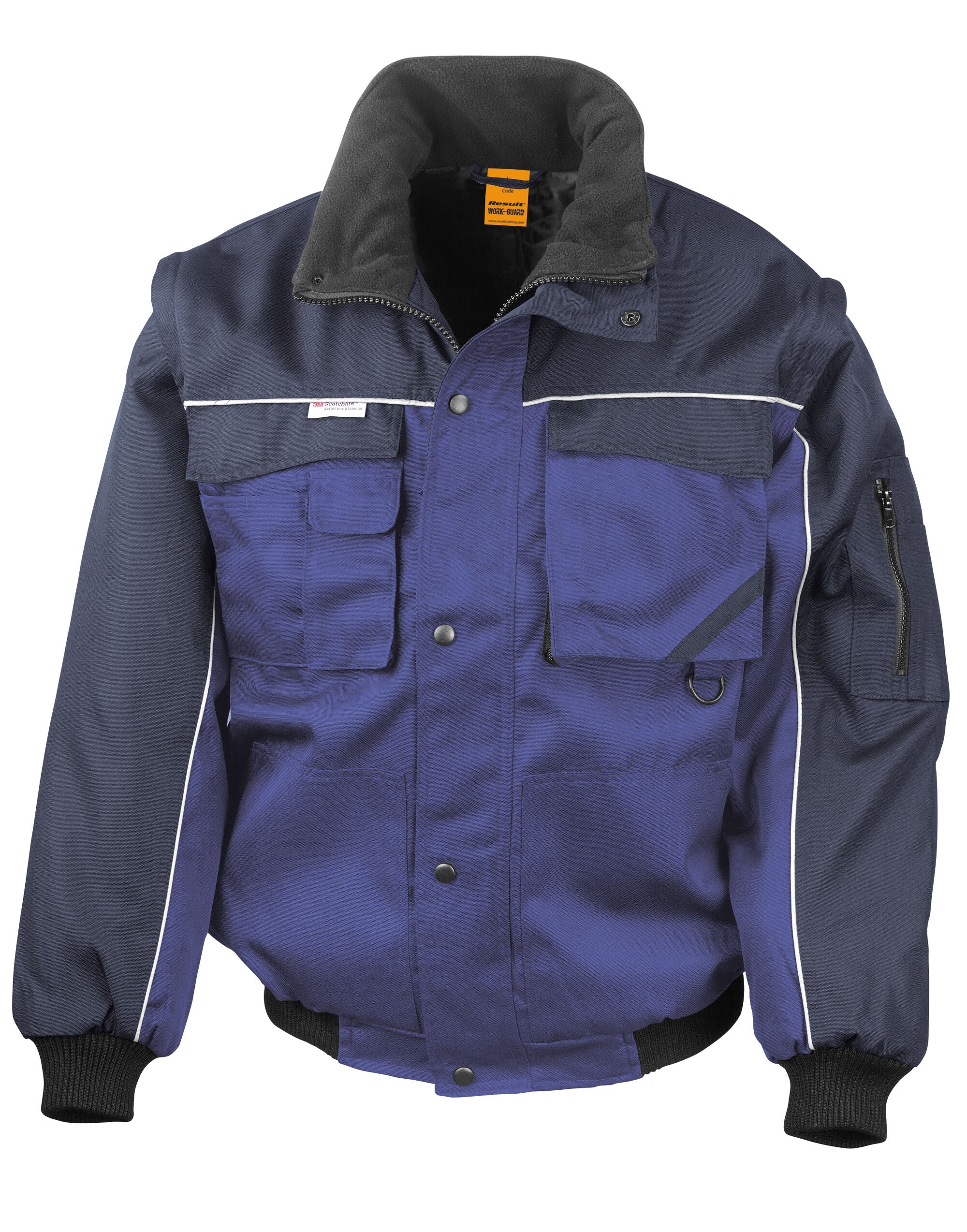 WORK-GUARD by Result Zip Sleeve Heavy Duty Jacket - R71X - Image 5